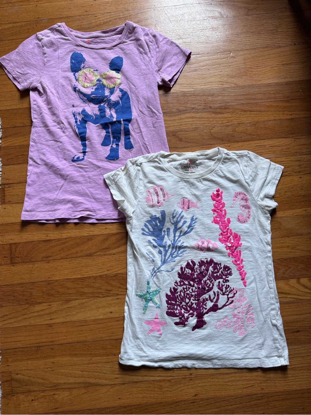 Crewcuts / Bundle of tees: Dog + sea life